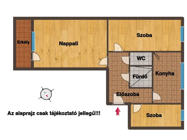 Eladó lakás Budapest XV. kerület 55 nm