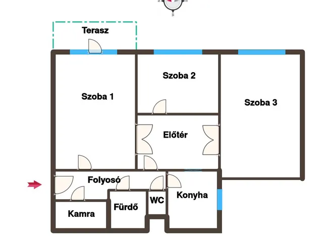 Eladó lakás Budapest XIII. kerület, Váci út 73 nm