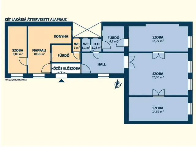 Eladó lakás Budapest VI. kerület, Diplomatanegyed 103 nm