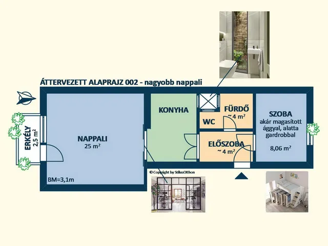 Eladó lakás Budapest XII. kerület, Krisztinaváros XII. ker., Márvány utca 47 nm