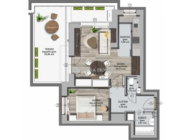 Eladó lakás Zalaegerszeg, Belváros 63 nm