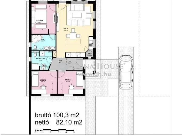 Eladó ház Bugac 87 nm