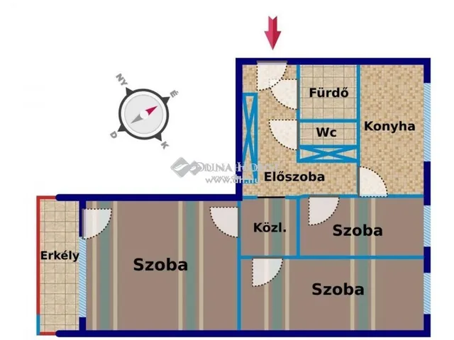 Eladó lakás Kecskemét 62 nm