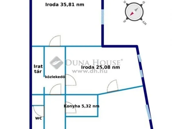 Kiadó kereskedelmi és ipari ingatlan Kecskemét 130 nm