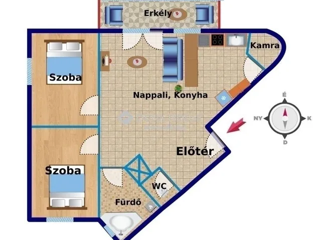 Eladó lakás Kecskemét 67 nm