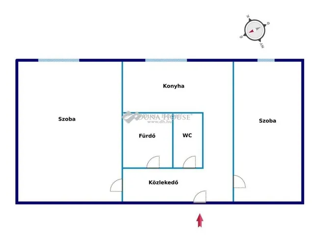 Kiadó lakás Kecskemét, Belváros 55 nm
