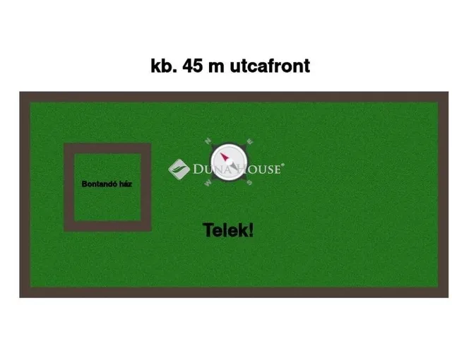 Eladó telek Kecskemét 1129 nm