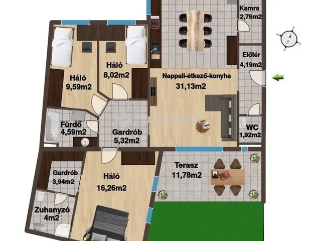 Eladó lakás Kecskemét 132 nm