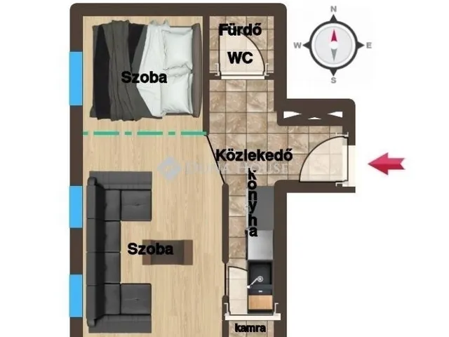 Eladó lakás Kecskemét 36 nm