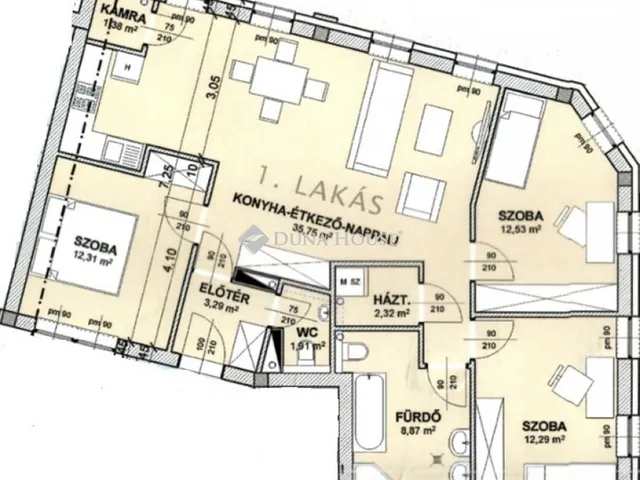 Eladó lakás Kecskemét 96 nm