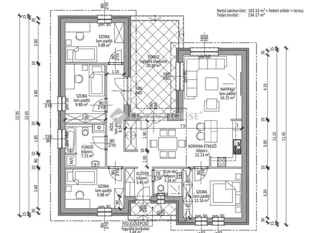 Eladó ház Kecskemét 102 nm