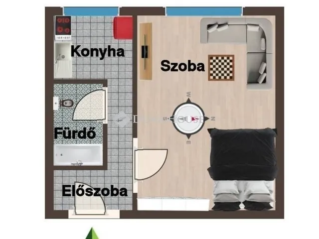 Eladó lakás Kecskemét 34 nm