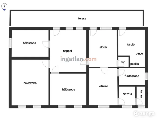 Eladó ház Dalmand 110 nm