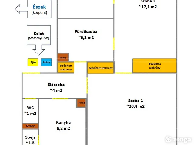 Eladó lakás Szekszárd 68 nm