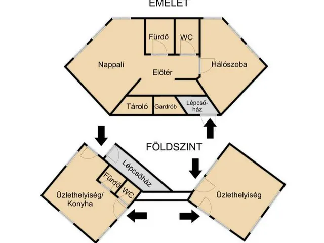 Eladó kereskedelmi és ipari ingatlan Komló 130 nm