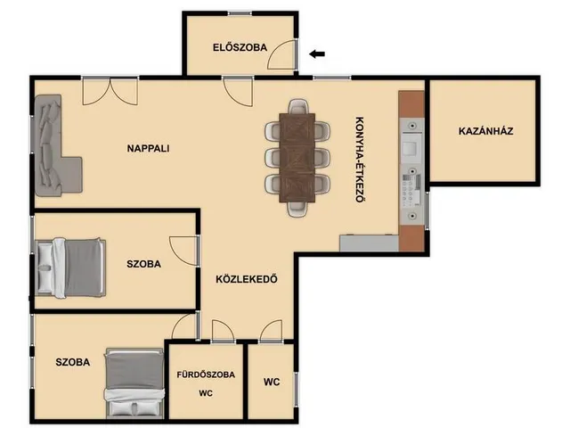 Eladó lakás Pogány 80 nm