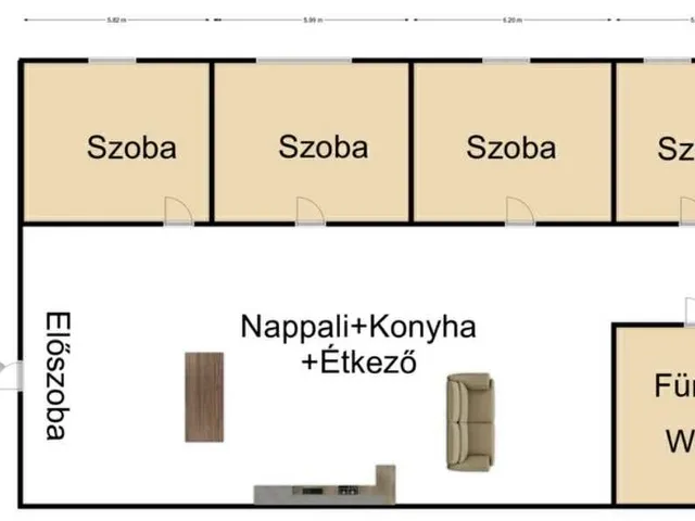 Eladó lakás Pécs 92 nm