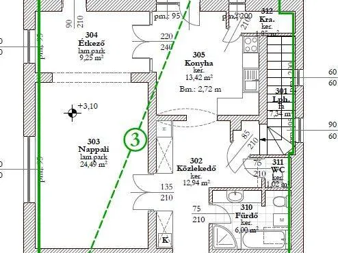 Eladó lakás Pécs 118 nm