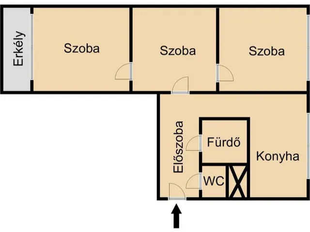 Eladó lakás Pécs 61 nm