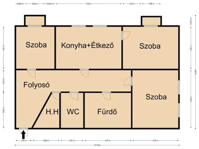 Eladó lakás Pécs 68 nm