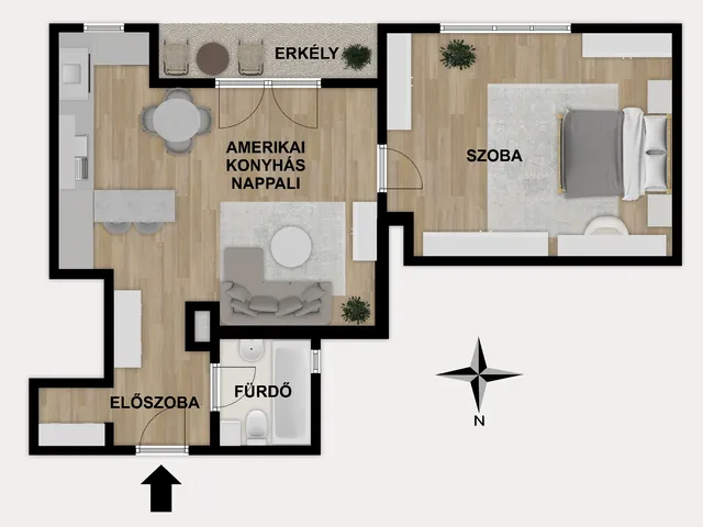 Eladó lakás Budapest II. kerület, Pasarét, Volkmann utca 54 nm