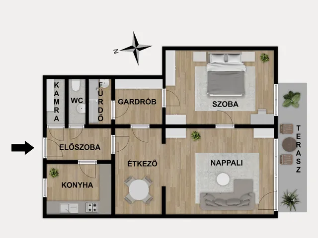 Eladó lakás Budapest XI. kerület, Lágymányos, Karinthy Frigyes út 70 nm