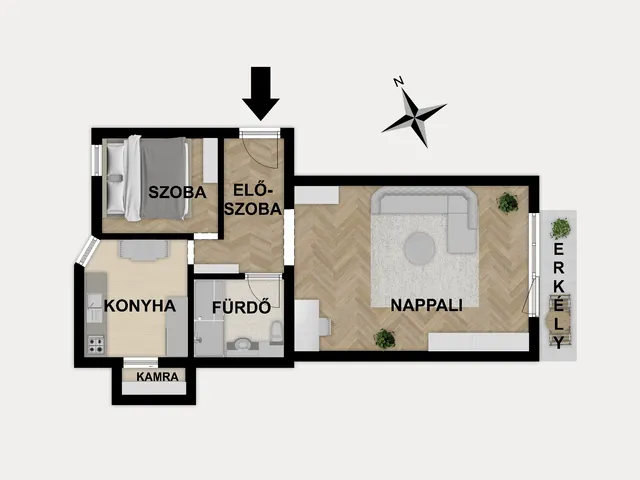 Eladó lakás Budapest XI. kerület, Kelenföld, Bukarest utca 50 nm