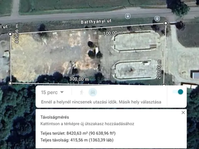 Eladó telek Komló, Mecsekjánosi, Batthányi út 600 nm