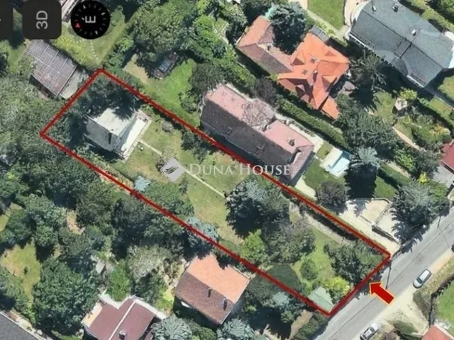 Eladó telek Budapest III. kerület, Táborhegy 1134 nm