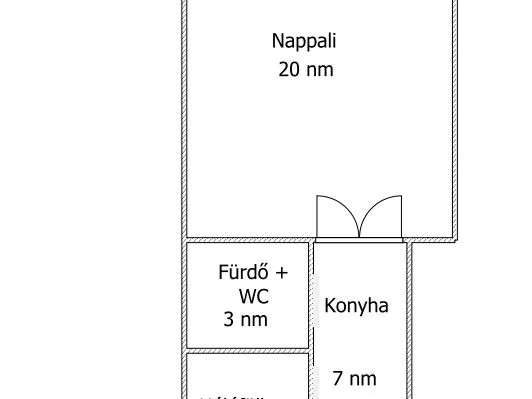 Eladó lakás Budapest VII. kerület, Belső-Erzsébetváros, Dob 34 nm