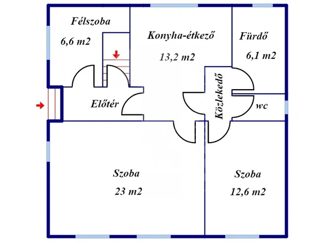 Eladó ház Pécs, Kertváros 68 nm