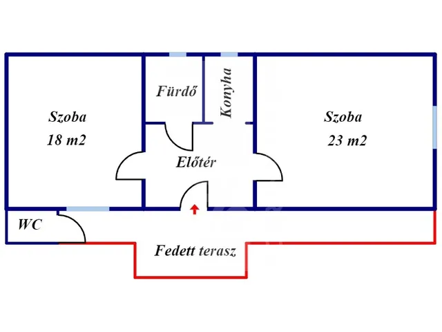 Eladó ház Kistótfalu 55 nm