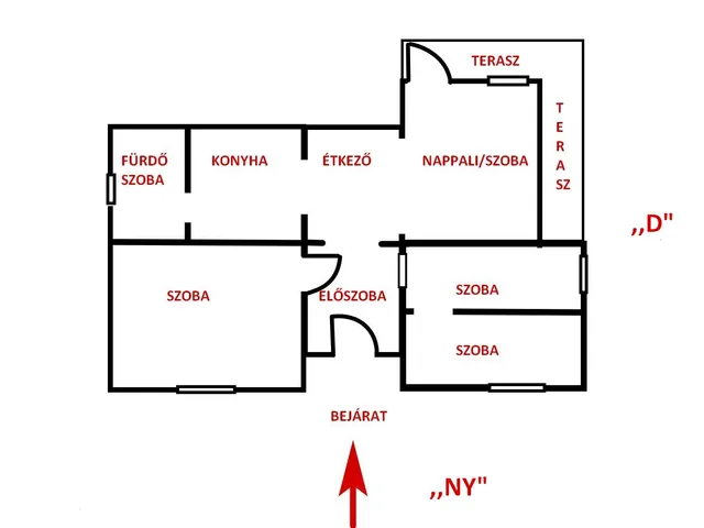 Eladó ház Debrecen, Biharikert 79 nm