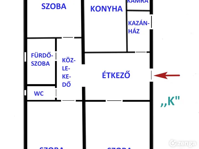 Eladó ház Hajdúsámson 97 nm