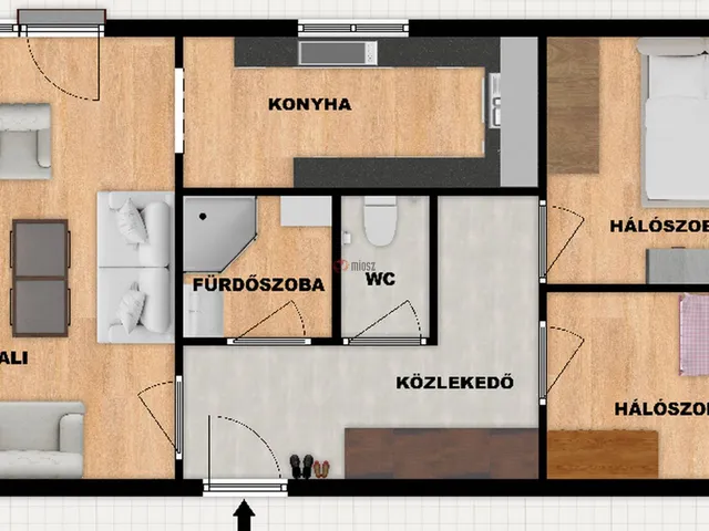 Eladó lakás Székesfehérvár, Palotaváros 53 nm
