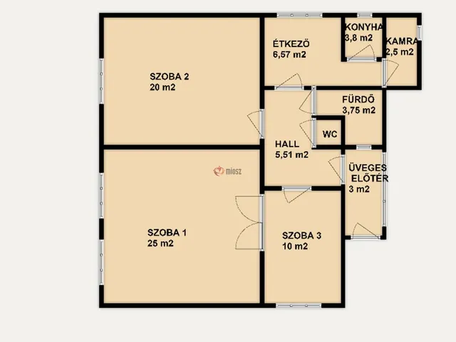 Eladó ház Székesfehérvár, Belváros 80 nm