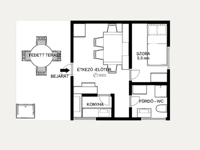 Eladó ház Pátka, Páskom 66 nm