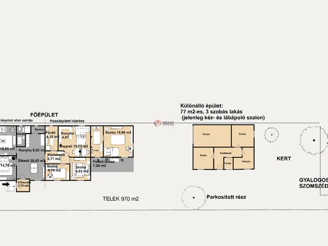 Eladó ház Székesfehérvár, Belváros 265 nm
