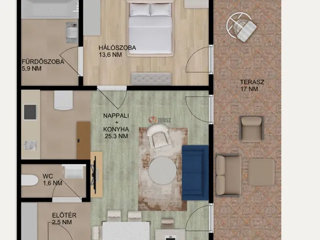 Eladó lakás Gárdony, Agárd, Sigray István 49 nm