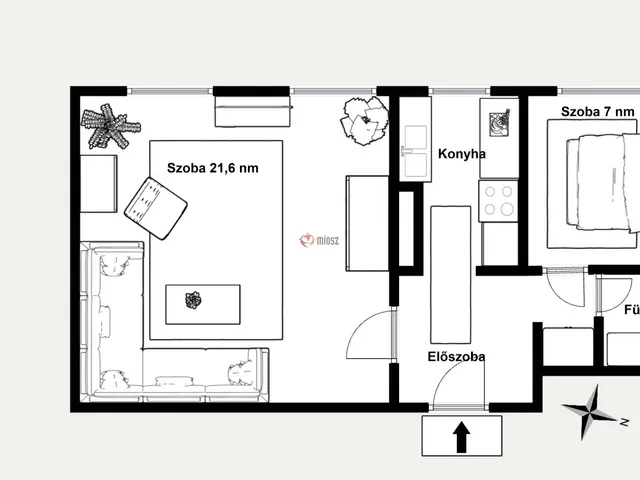 Eladó lakás Székesfehérvár, Víziváros 42 nm