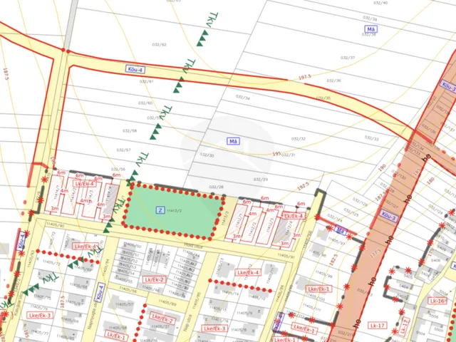 Eladó telek Gyöngyös, Dél-Kálváriapart 7500 nm
