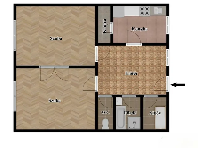 Eladó lakás Budapest IX. kerület, Középső Ferencváros 86 nm