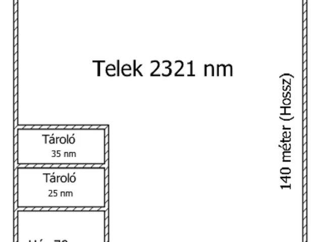 Eladó telek Tüskevár 2321 nm