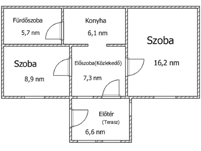 Eladó ház Úrkút 51 nm