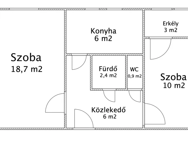 Eladó lakás Ajka 47 nm