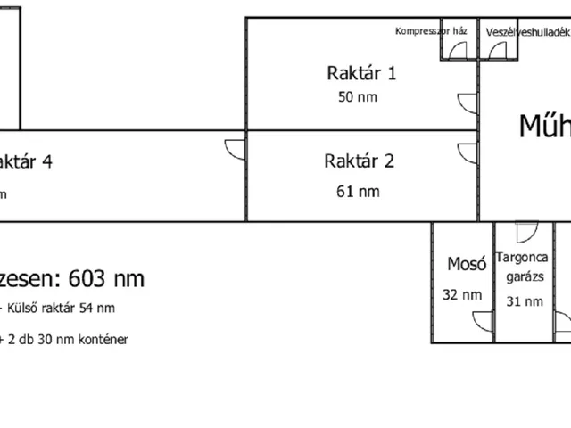 Eladó kereskedelmi és ipari ingatlan Csehbánya 603 nm