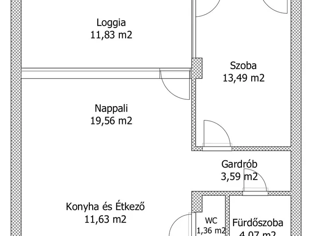 Eladó lakás Keszthely, Helikonliget 59 nm