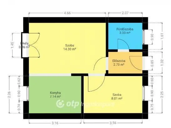 Eladó lakás Pápa 35 nm