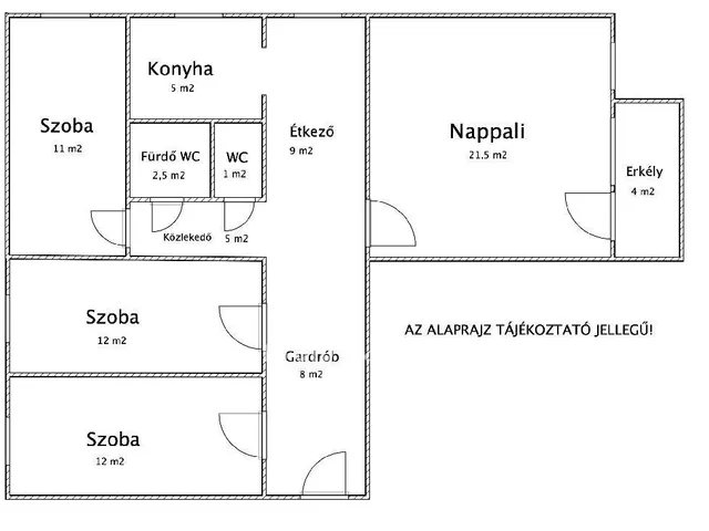 Eladó lakás Ajka 87 nm