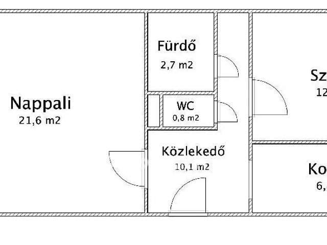 Eladó lakás Ajka 54 nm